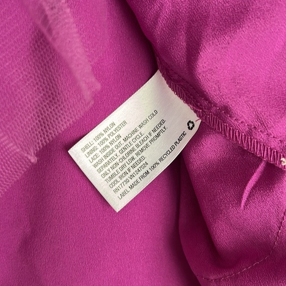 Rodarte for Target Lace Tulle Mini Skirt Magenta Pink Plus Size 20 - Picture 4 of 5